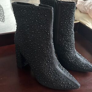 Lauren Lorraine Black Jam sparkle Boots